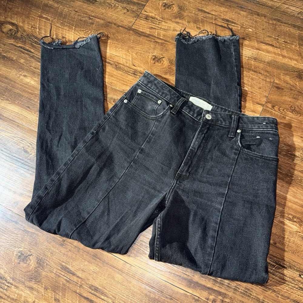 Abercrombie & Fitch The Skinny High Rise Curve Love Black Jeans Women's Size 6 - Picture 2 of 9